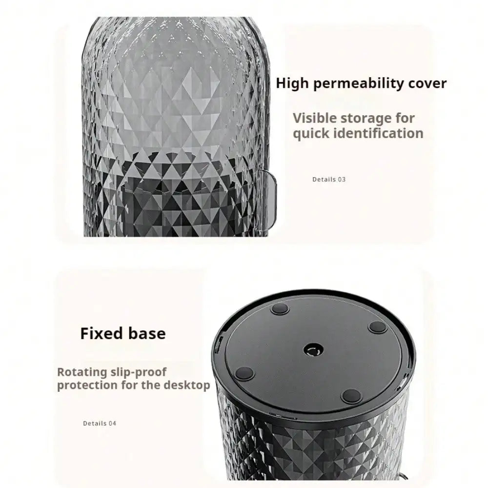 Rotating Versatile Cosmetic Makeup Brush Storage Organizer Holder