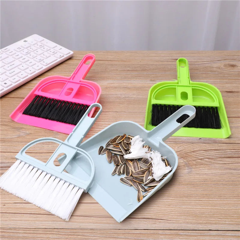 Mini Desk Broom And Dustpan Set For Home Office Cleaning