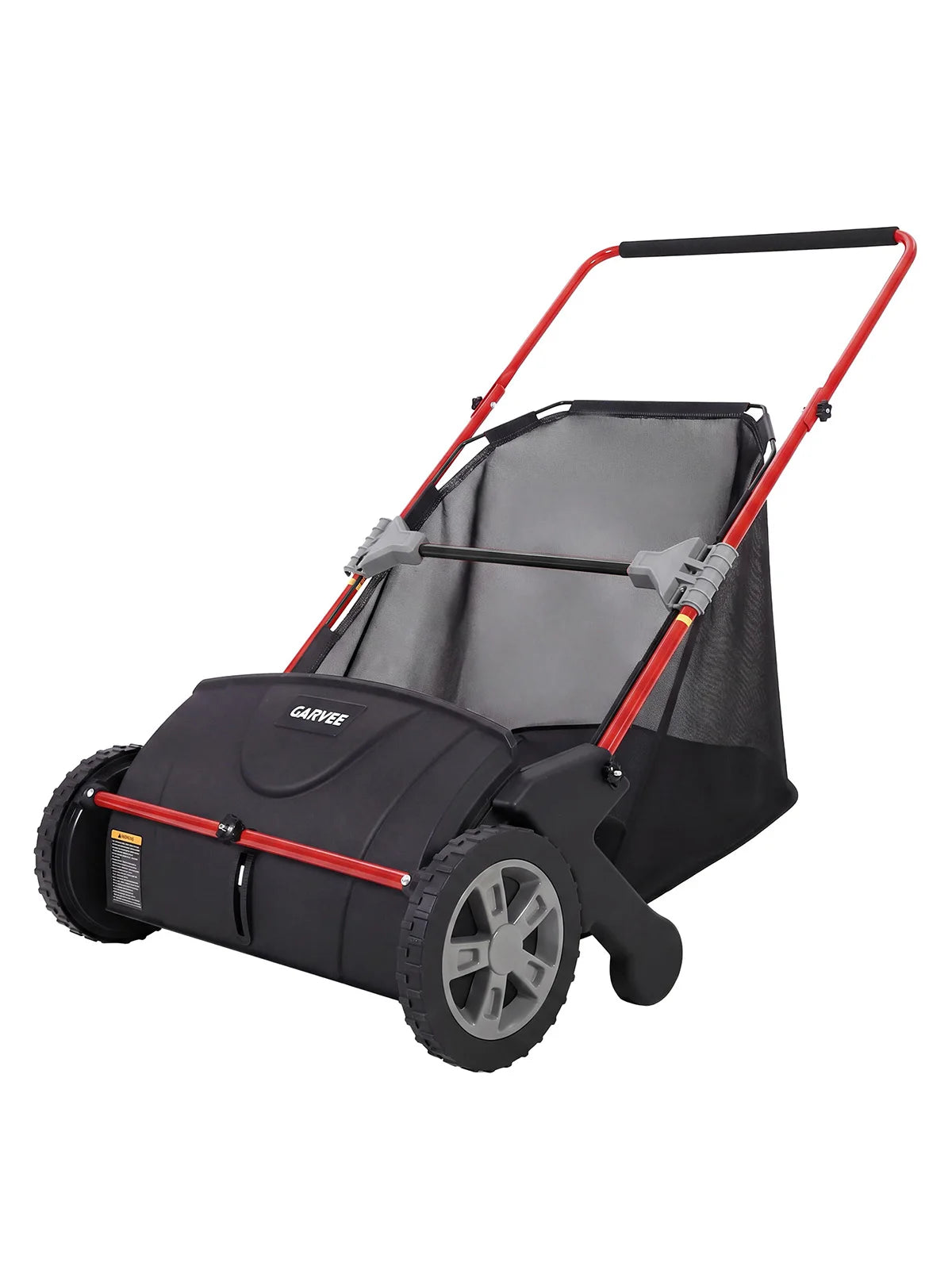 HiMiss Manual Push Lawn Leaf Sweeper For Yard Cleanup