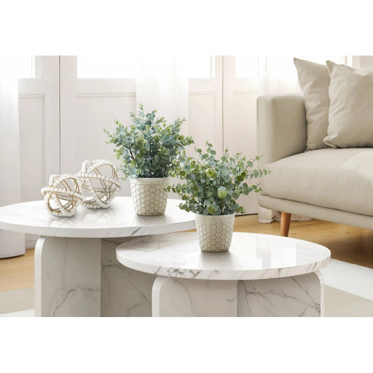 Faux Eucalyptus Grass Artificial Potted Plants Indoor Decorative Greenery