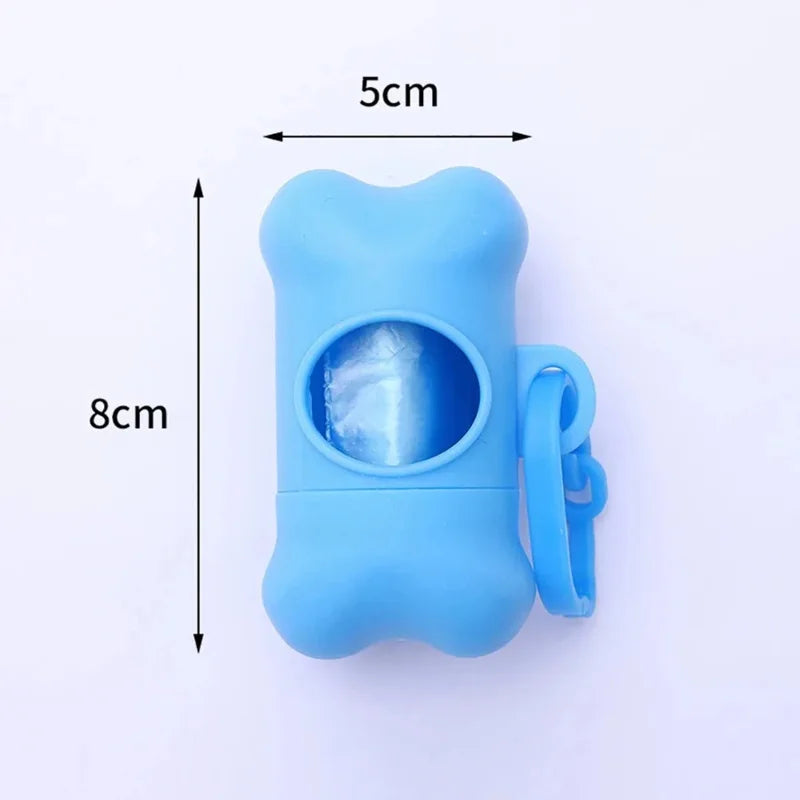 Bone Shaped Portable Pet Waste Bag Dispenser For Dogs