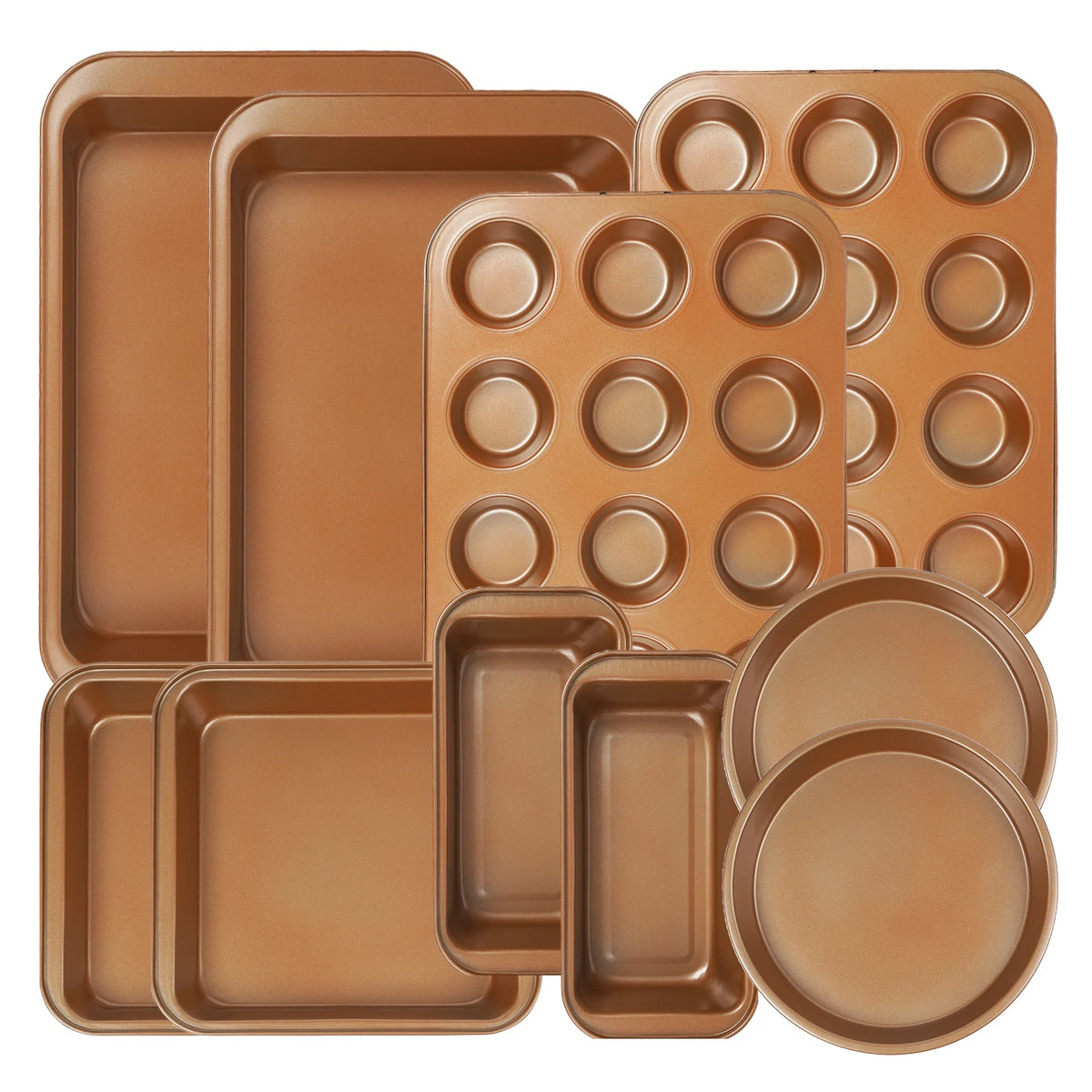 Koomade Nonstick Carbon Steel Bakeware Set Dishwasher Safe