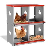 Garvee Chicken Nesting Box With Removable Egg Collection Tray
