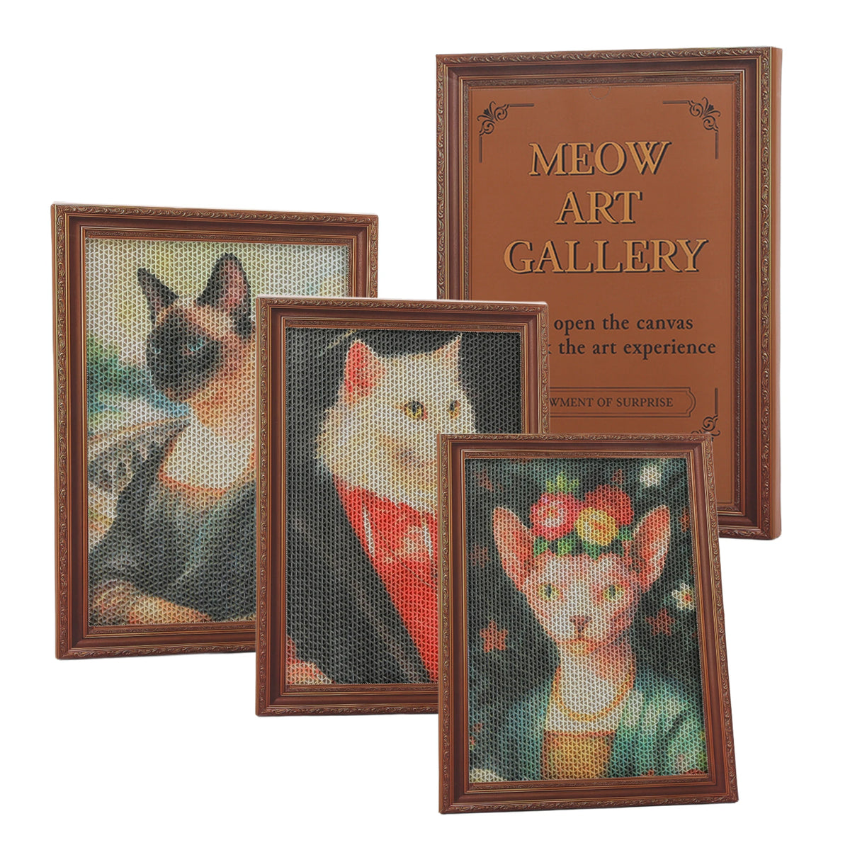 PAWZ Road 3 Pack Cardboard Cat Wall Scratcher Board