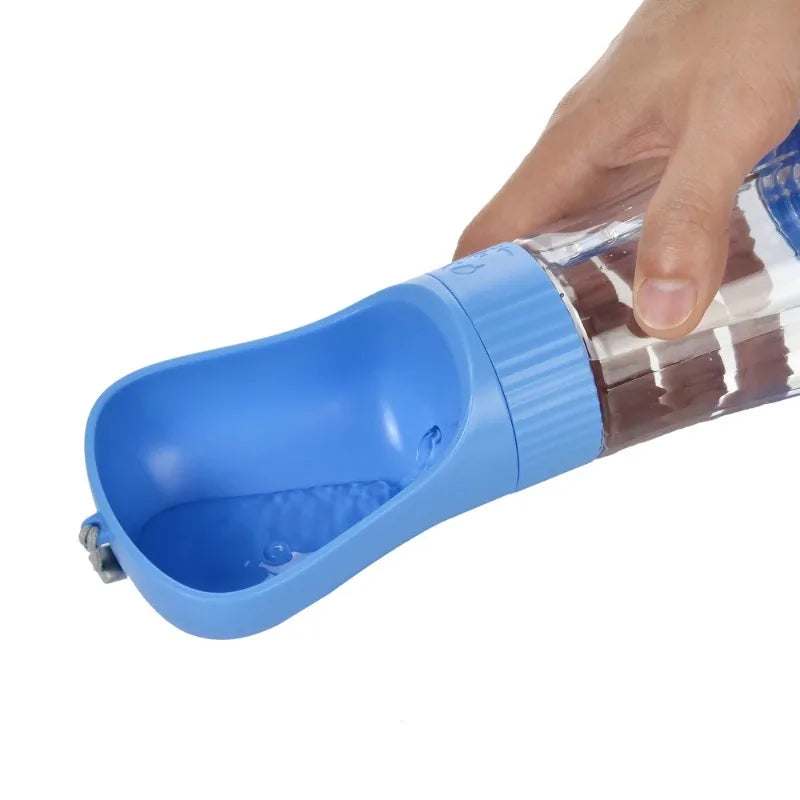 Portable Dog Water Bottle With Food Container For Travel