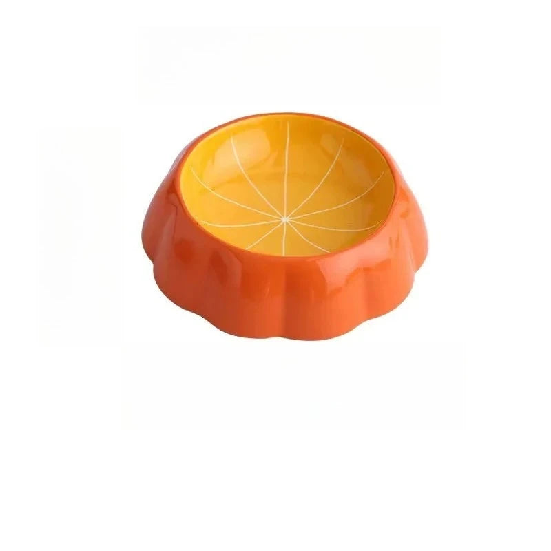 Rounded Slow Feeder Bowl For Cats And Dogs Pet Feeding