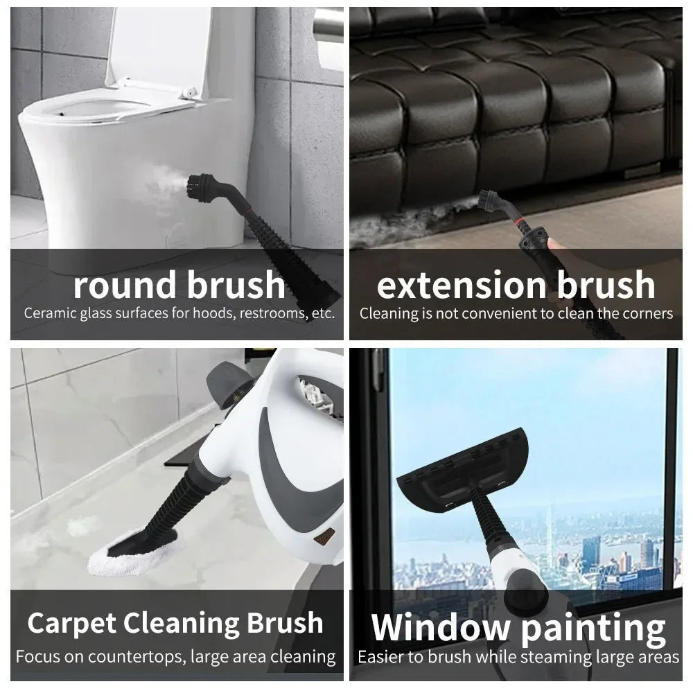 Handheld High Temperature Steam Cleaner for Kitchen Bathroom and Car Cleaning