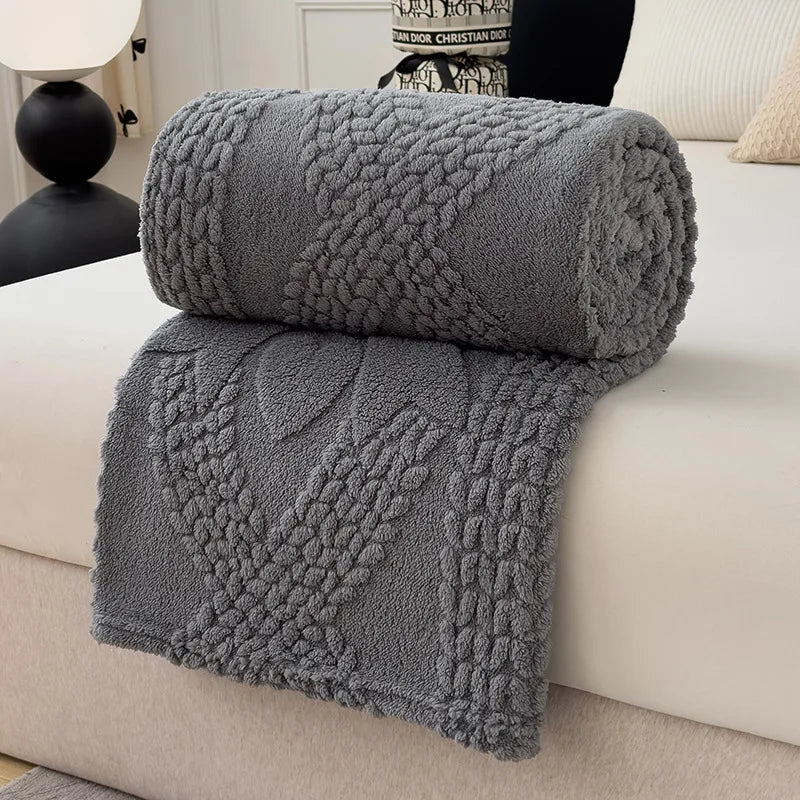 Ultra Soft Blanket Queen Size  Cozy Fuzzy Plush Thick Warm for All Season  Bedding