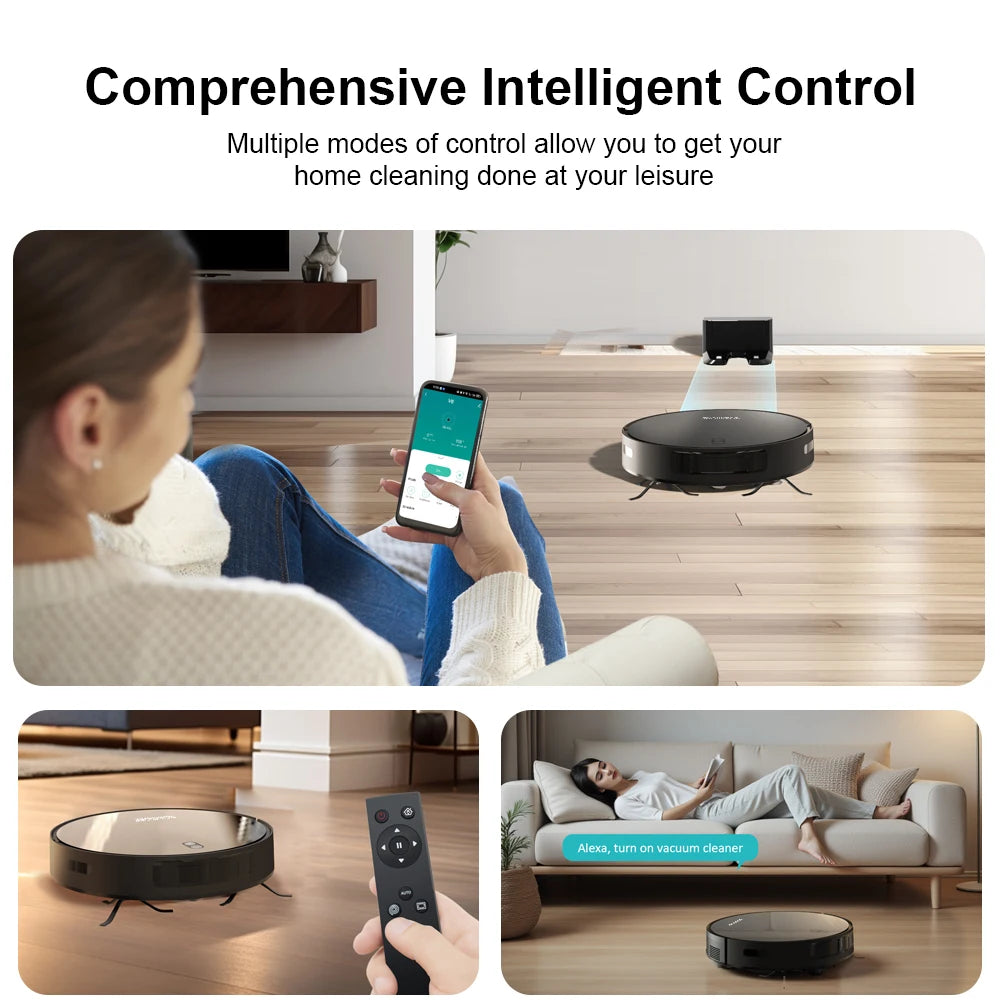 BOAIMORE Smart Robot Vacuum And Mop With Strong Suction