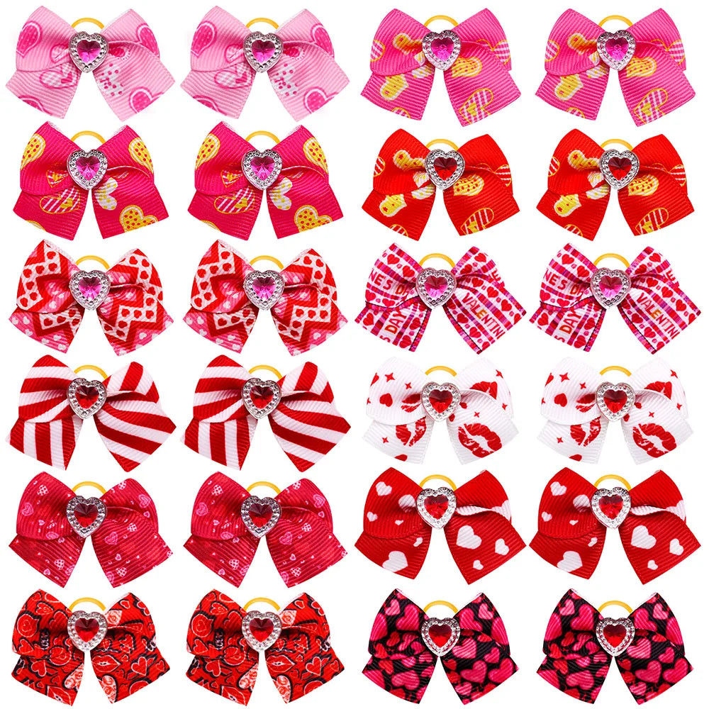 Senniea Decorative Puppy Hair Bows For Dogs And Cats