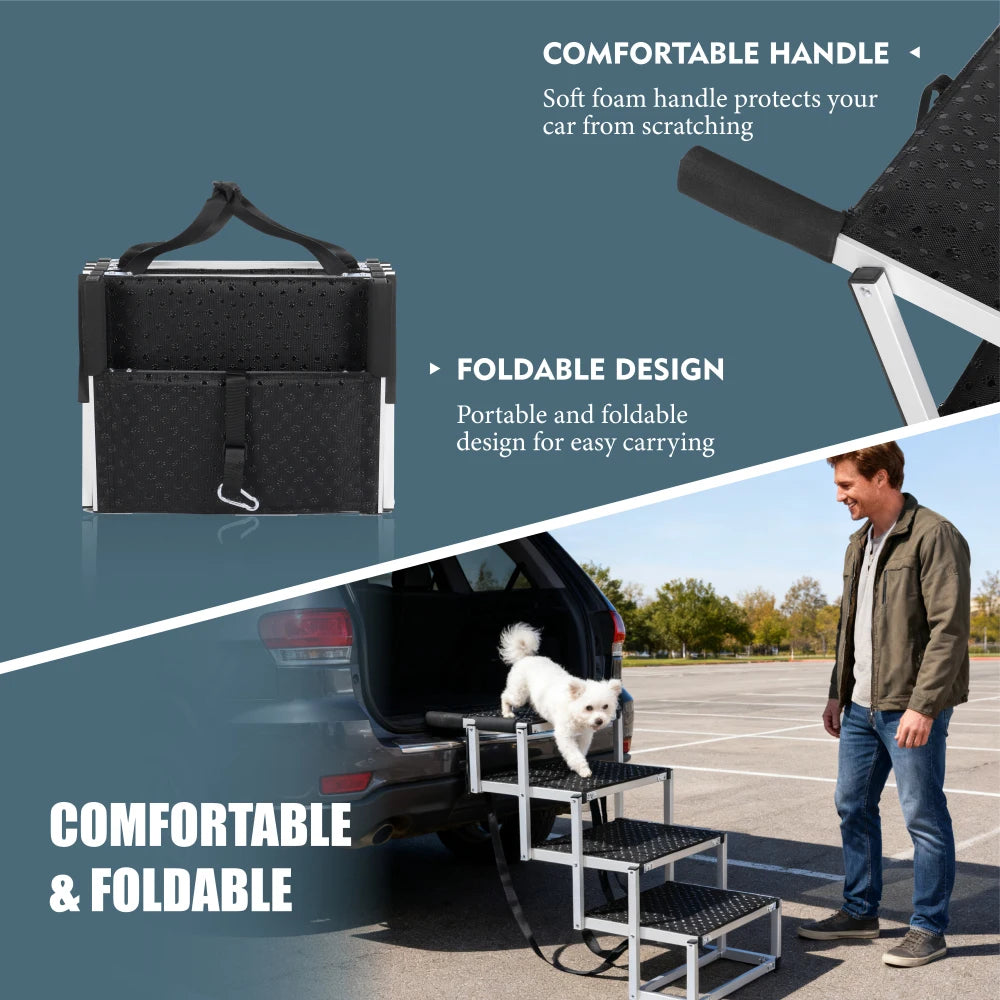LISM Foldable Heavy Duty Pet Ramp With Non Slip Surface