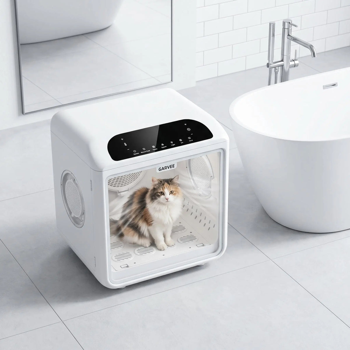 Ultra Quiet Pet Dryer Cabinet With Smart Temperature Control