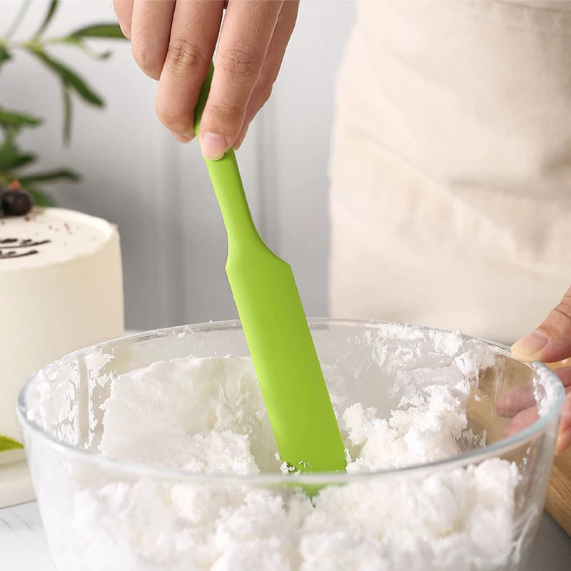 Premium Silicone Baking Scraper With Heat Resistant Non Sticky Design