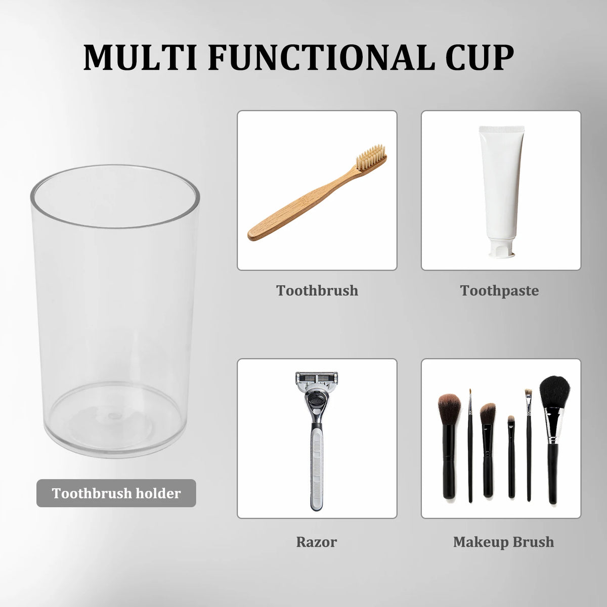 Bathroom Accessory Set With Toothbrush Holders And Soap Dispensers